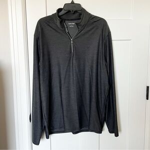 Calvin Klein Charcoal Quarter Zip Pullover